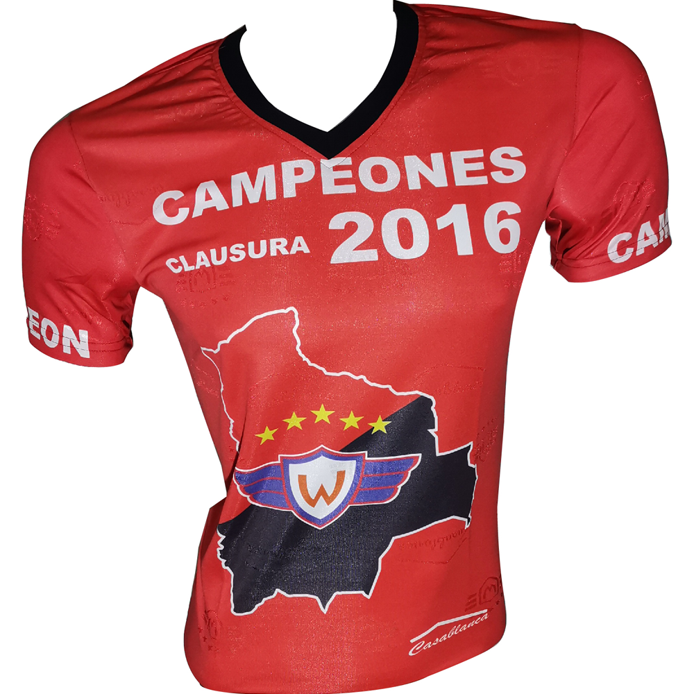 Camiseta Wilstermann campeon 2016 Quick Experience